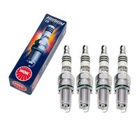 Candele set NGK 4x DCR8EIX iridium resistenza 19mm filetto lungo 12mm 3606