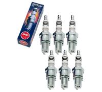 Candele set NGK 6x BR8EIX iridium resistenza 19mm filetto lungo 14mm 5044
