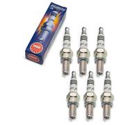 Candele set NGK 6x CR9EIX iridium resistenza 19mm filetto lungo 10mm 3521