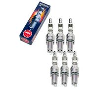 Candele set NGK 6x DCR8EIX iridium resistenza 19mm filetto lungo 12mm 3606