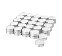 Candele Tealight bianche non profumate lumini durata 4 ore confezione da 50 pezzi
