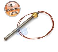 Candeletta accensione per stufa a pellet resistenza 9,9x136mm 250W