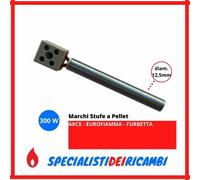 CANDELETTA ACCENSIONE STUFA PELLET 12,5 x 101mm 300W ARCE EUROFIAMMA FURBETTA