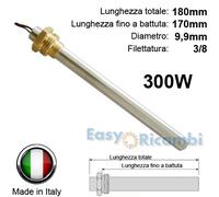 CANDELETTA ACCENSIONE STUFA PELLET RESISTENZA 300W 180mm 170mm LAMINOX