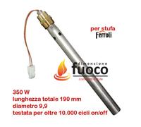 CANDELETTA ACCENSIONE STUFE PELLET FERROLI CON TUBO CONVOGLIATORE D'ARIA - 1044 [EEK: A+++]