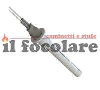 CANDELETTA IN CERAMICA CON FLANGIA PER STUFE A PELLET MCZ CLUB EGO MUSA