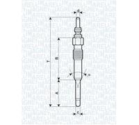 Magneti Marelli 062900085304 - Candeletta