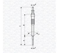 062900136304 MAGNETI MARELLI CANDELETTA DI PRERISCALDO SMART FORTWO CABRIO