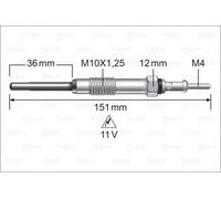 Candeletta (per unità) VALEO 345233 per ISUZU D-MAX I (TFR, TFS)