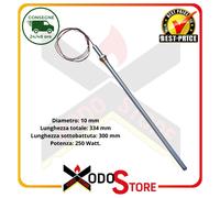 Candeletta resistenza accensione HT62657, 250 W, Ø 10MM, 334 mm, 1084