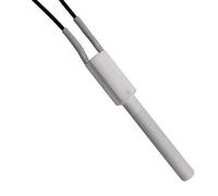 Candeletta, Resistenza accensione in ceramica L. 67-103 mm Diam. 10,5 mm, 250 Watt. per stufe a pellet, caldaie, bruciatori