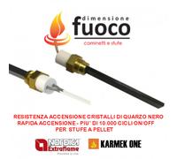 CANDELETTA RESISTENZA ACCENSIONE IN CRISTALLI DI QUARZO PER EXTRALAME KARMEK1057 [EEK: Conforme]