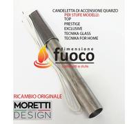 CANDELETTA RESISTENZA QUARZO ORIGINALE MORETTI CON TUBO CONVOGLIATORE 520037401 [EEK: Conforme]