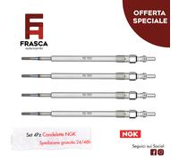 Candelette 4 Pezzi NGK Fiat Tipo 1.6 D 120 CV 114 CV