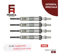 Candelette 4 Pezzi NGK Renault Grand Scenic 1.5 dCi 78 KW 106 CV 63 KW 86 CV