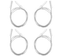 Candelette Accensione Piano Cottura Kit 4 Pezzi 34 mm Compatibili con Ariston Indesit Nardi Whirlpool C00052951 482000062500 - Kit Ricambio Universale Cucina Gas