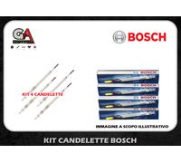 Candelette Opel Corsa D 1.3 cdti 70kw 95cv da 06 a 2010 0250403014 4 pezzi Bosch