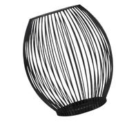 Candeliere a Lanterna Vintage in Ferro Nero per Decorazione