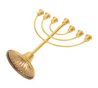 Candeliere antico a più teste Candelabro decorativo in metallo Israele