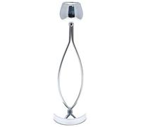Candeliere Candelabro per Candele Portacandele In metallo argento 29 cm