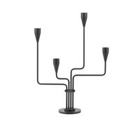 Candeliere Croce Del Sud H38 cm Nero