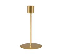 Candeliere semplice for la decorazione della tavola da pranzo a lume di candela in ferro da 2 pezzi(Gold short)
