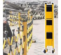 Candelieri Barricata Espandibili per Passi Carrai - Cancello di Sicurezza Pieghevole per Scuole Garage Costruzione - Recinzione Mobile Barriera di Parcheggio Retrattile, 1.2mx 6m