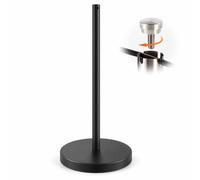Candelieri Di Controllo Della Folla, Montanti Corti Con Barriera In Corda | Con parte superiore rimovibile avvitata e base in metallo, controllo della folla for musei, gallerie, mostre(Black)