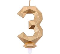 Candelina Buon Compleanno Diamond GOLD n.3