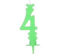 Candelina Buon Compleanno Verde n.4