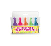 Candeline a Forma di Pene Rainbow