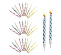 Candeline di Compleanno da 30 Pezzi, Candeline Divertenti, Candele Decorative Colorate, Candele Magiche per Compleanni, Feste, Natale E Celebrazioni