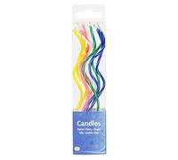 Candeline lunghe a spirale - 10 pezzi