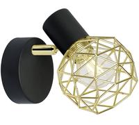 Candellux Acrobat lampada da parete 1x40 W nero-oro 91-66329
