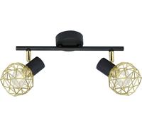 Candellux Acrobat lampada da soffitto 2x40 W nero-oro 92-66336