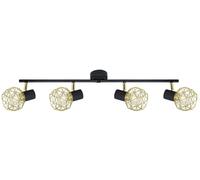 Candellux Acrobat lampada da soffitto 4x40 W nero-oro 94-66657