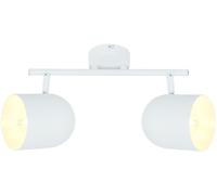 Candellux Azuro lampada da soffitto 2x40 W bianco 92-63250