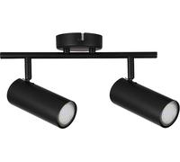 Candellux Colly lampada da soffitto 2x15 W nero 92-01665