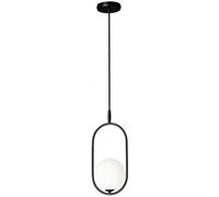 Candellux Cordel lampada sospesa 1x28 W bianco-nero 31-10148