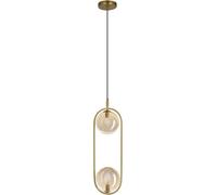 Candellux Cordel lampada sospesa 2x28 W ottone 32-44105