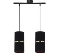 Candellux Gina lampada sospesa 2x60 W nero-oro 32-19776