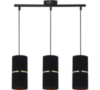 Candellux Gina lampada sospesa 3x60 W nero-oro 33-19783