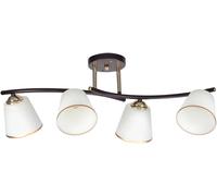 Candellux Greco lampada da soffitto 4x40 W bianco-nero-oro 34-22646