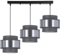 Candellux Hare lampada sospesa 3x60 W cromo-grigio/cenere-argento 33-18502