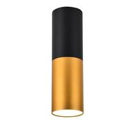Candellux Tuba lampada da soffitto 1x15 W nero-oro 2282688