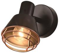 Candellux Neria lampada da parete 1x40 W nero-oro 91-81384