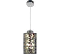 Candellux Nocturno lampada sospesa 1x40 W cromo-multicolore 31-57686
