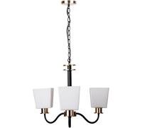 Candellux Schubert lampada sospesa 3x60 W nero-oro 33-74232