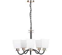 Candellux Schubert lampada sospesa 5x60 W nero-oro 35-74249