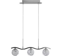 Candellux Starlet lampada sospesa 3x40 W cromo-trasparente 33-85743